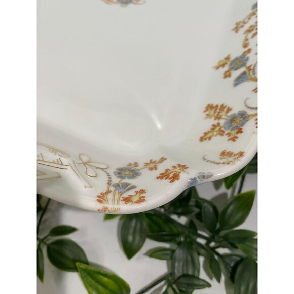 Vintage Haviland & Co Limoges Floral Rectangular Serving Platter - Picture 6 of 13
